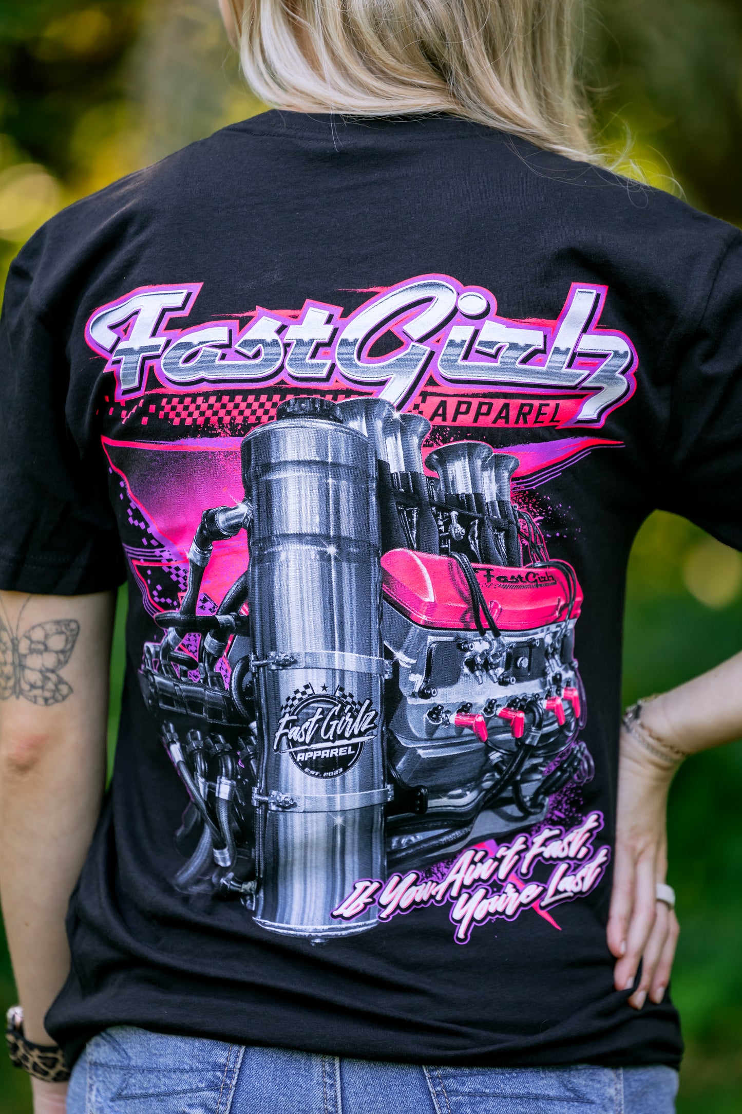 FastGirlz Sprint Car Engine Tee
