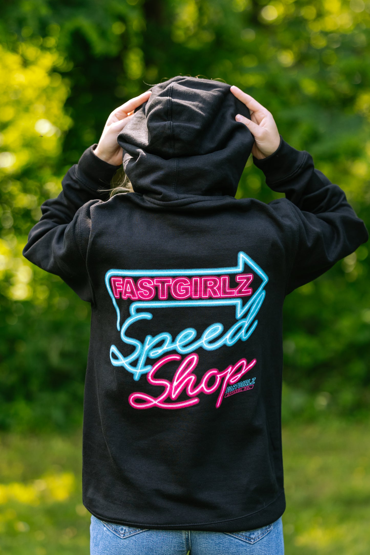 FastGirlz Neon Hoodie