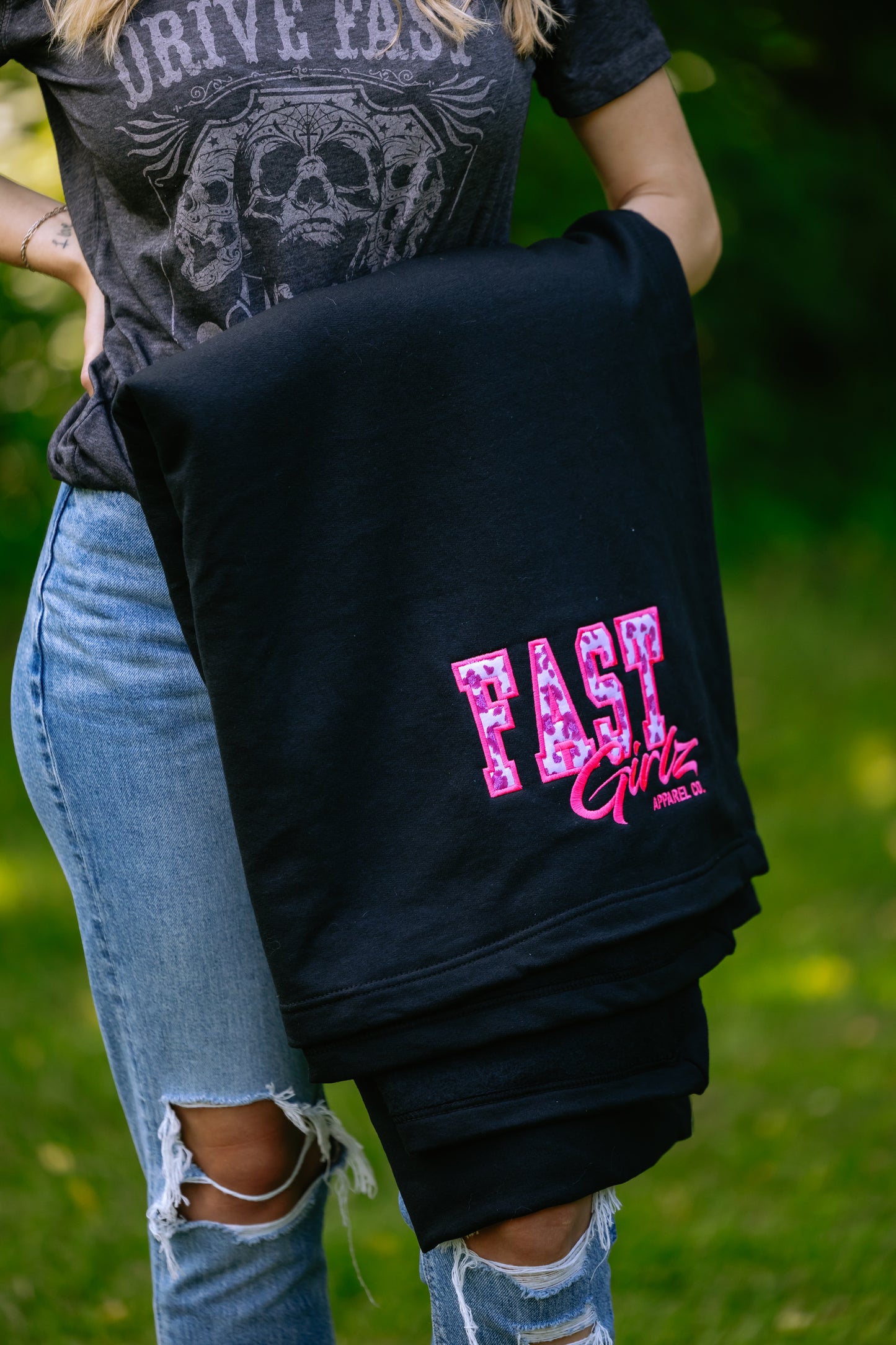 FASTGirlz Apparel Co. Sweatshirt Blanket
