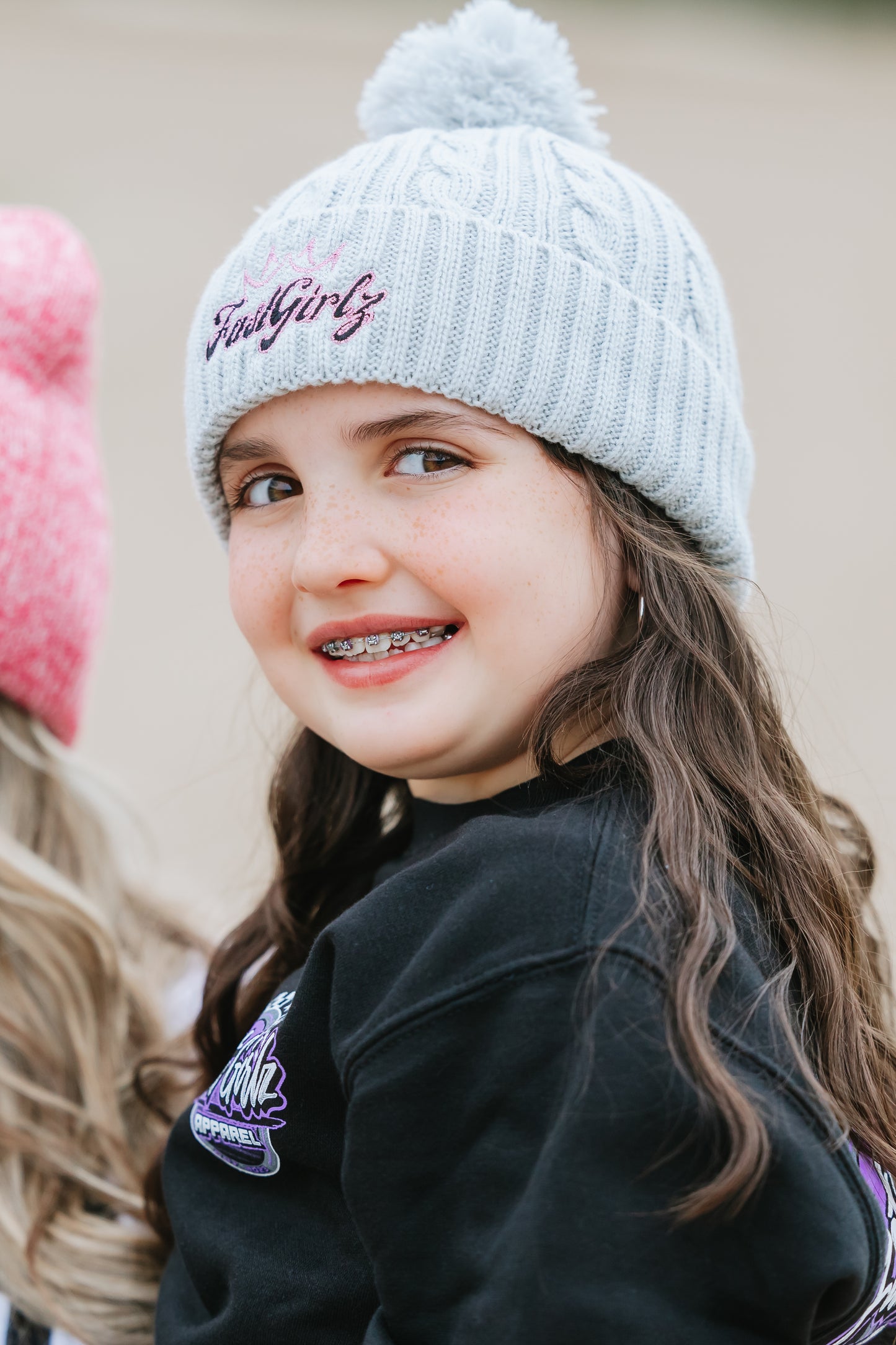 Shimmer Pom Beanie