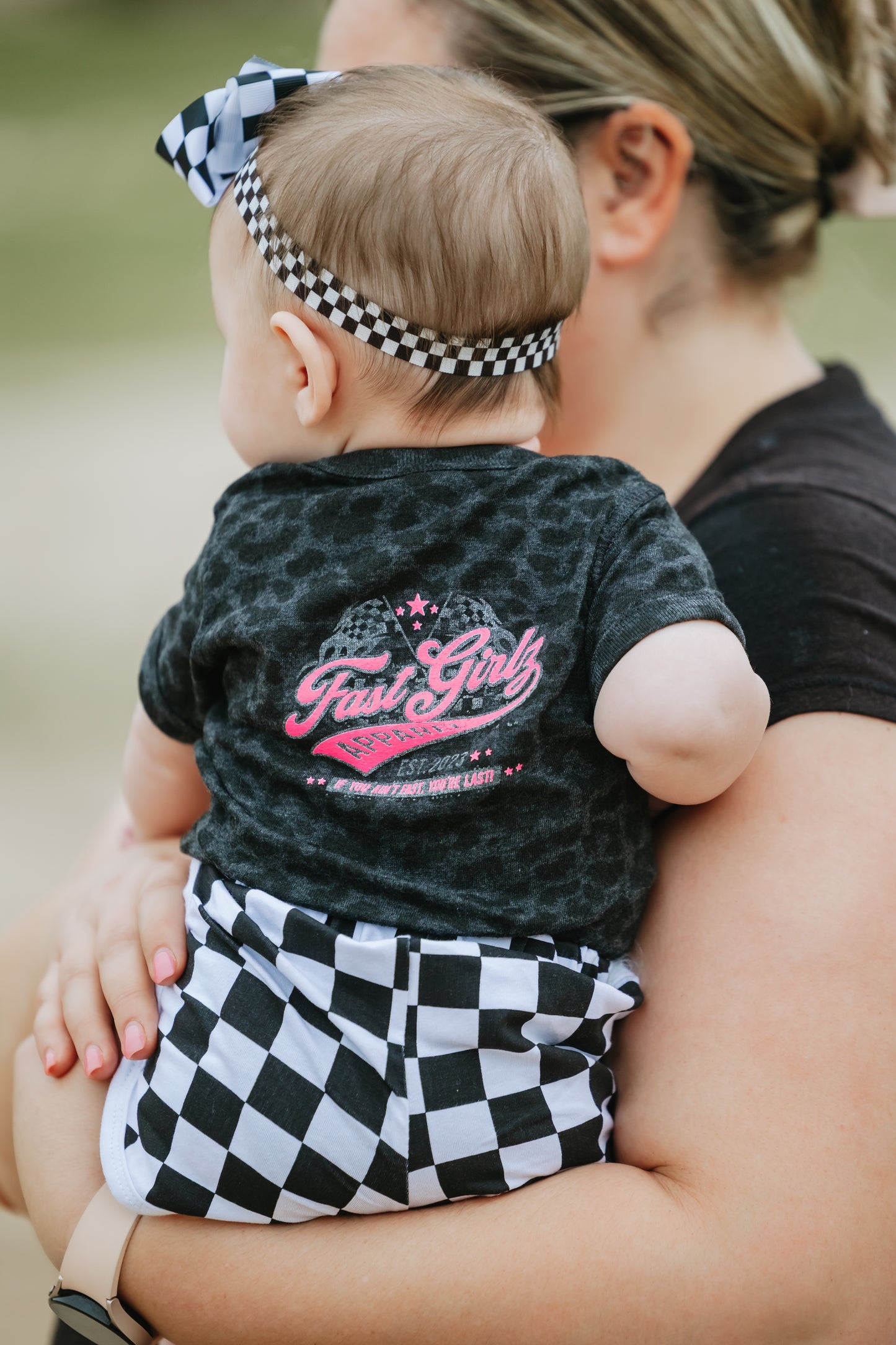 FastGirlz Race Flagz Onesie