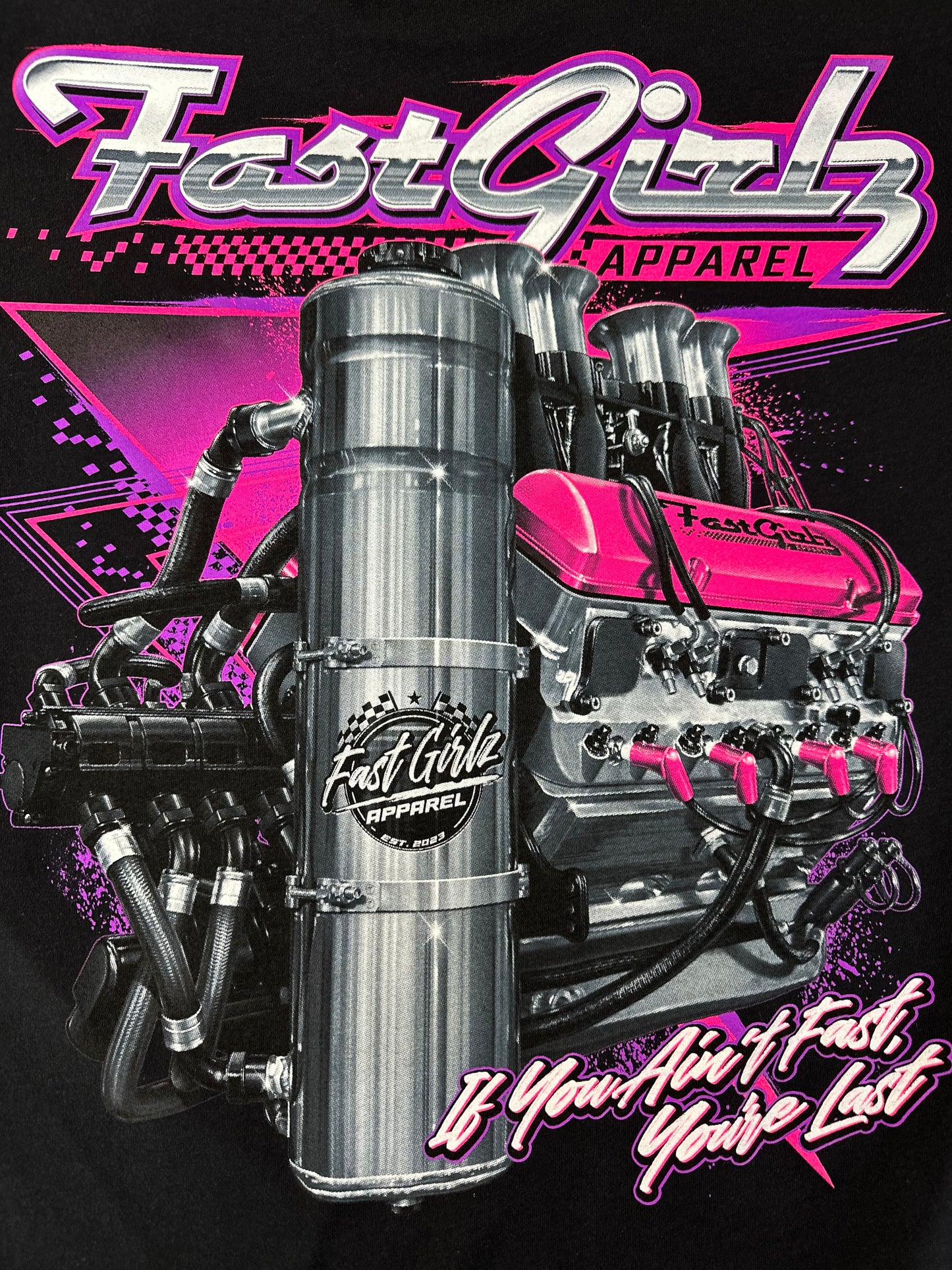 FastGirlz Sprint Car Engine Tee