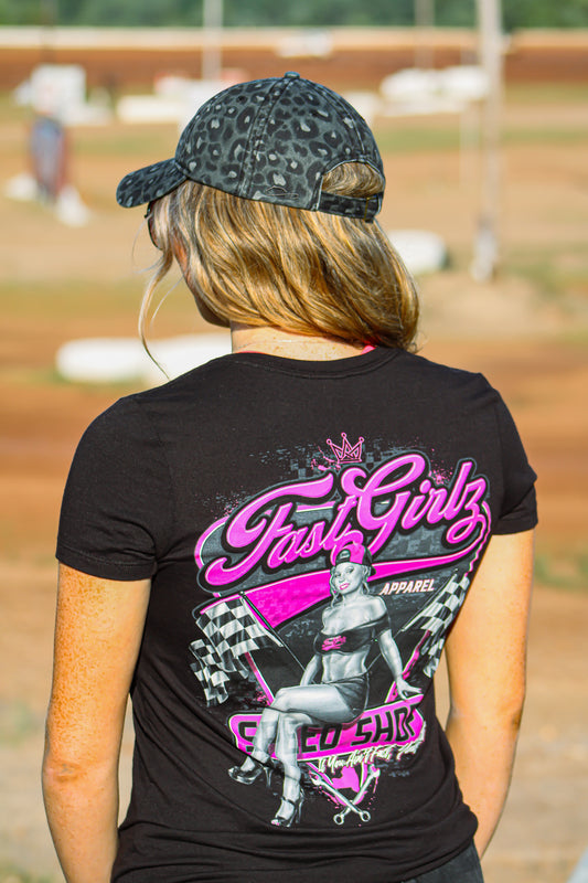 FastGirlz Pinup Ladies Fit V-Neck