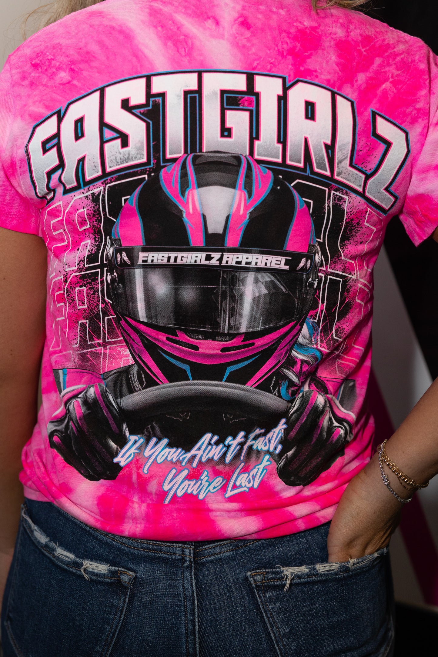 FastGirlz Tie-Dye Helmet