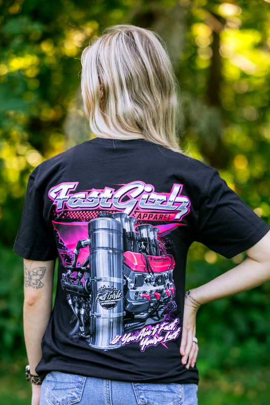 FastGirlz Sprint Car Engine Tee