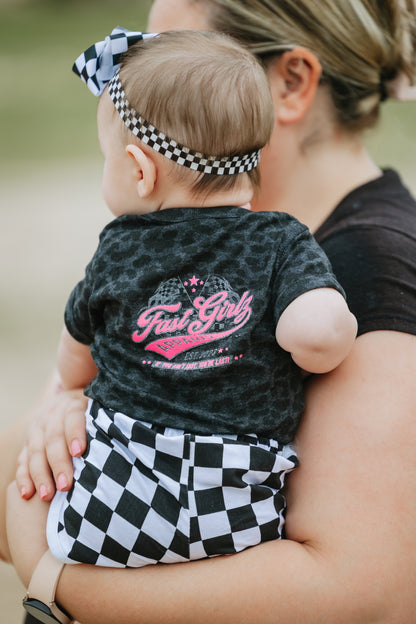 FastGirlz Race Flagz Onesie