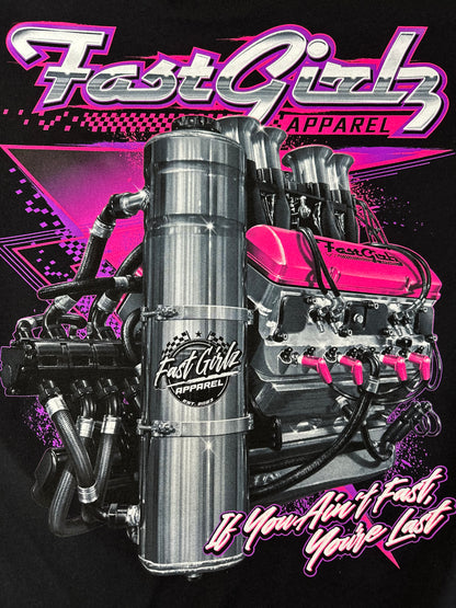 FastGirlz Sprint Car Engine Hoodie