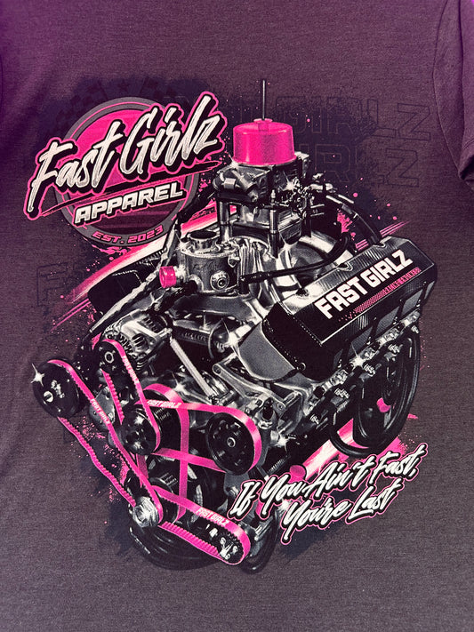 FastGirlz Badass Engine  V-Neck Tee
