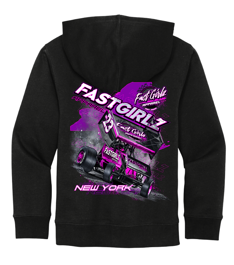 FastGirlz Sprint Car Hoodie (YOUTH)