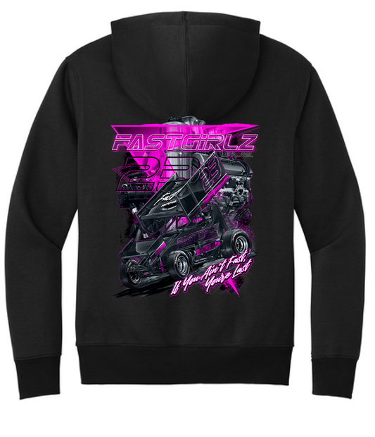 Sprint Car Engine Hoodie
