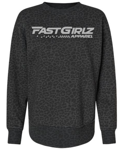 FastGirlz Apparel Leopard Hoodie & Crew